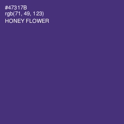 #47317B - Honey Flower Color Image